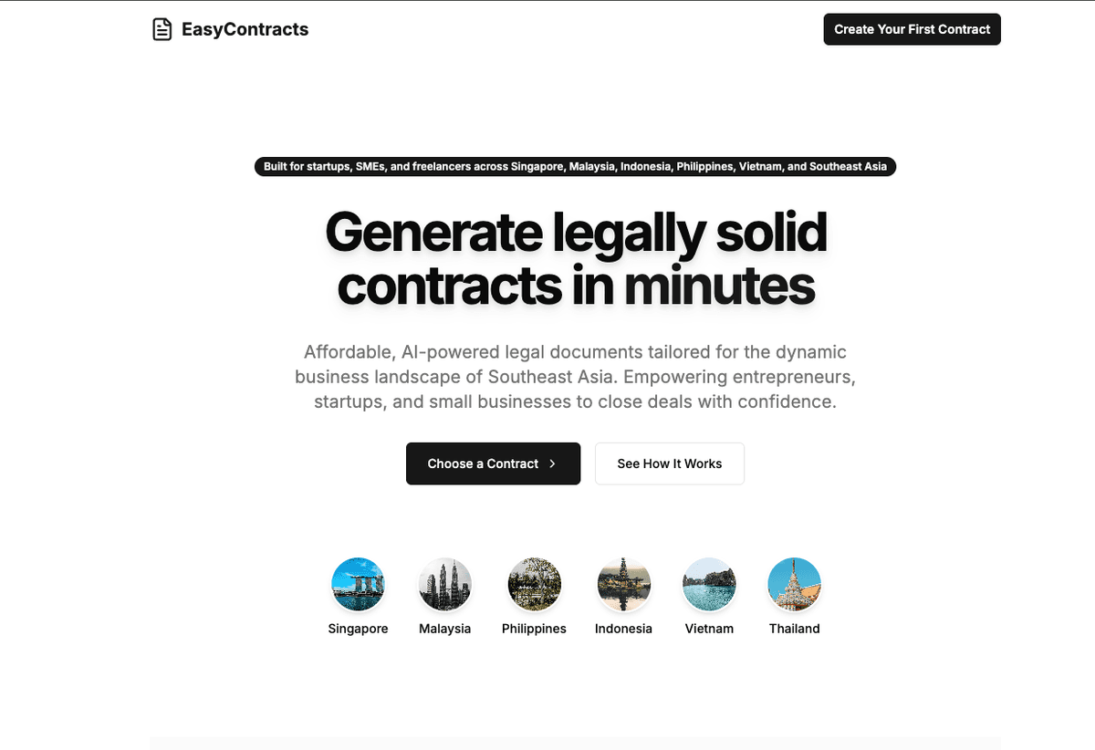 EasyContracts screenshot