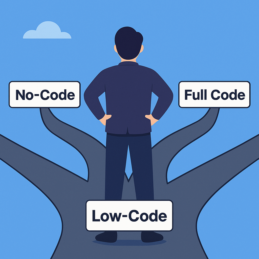 No-Code vs Low-Code vs Full Code: Which Is Best for Your Startup MVP?
